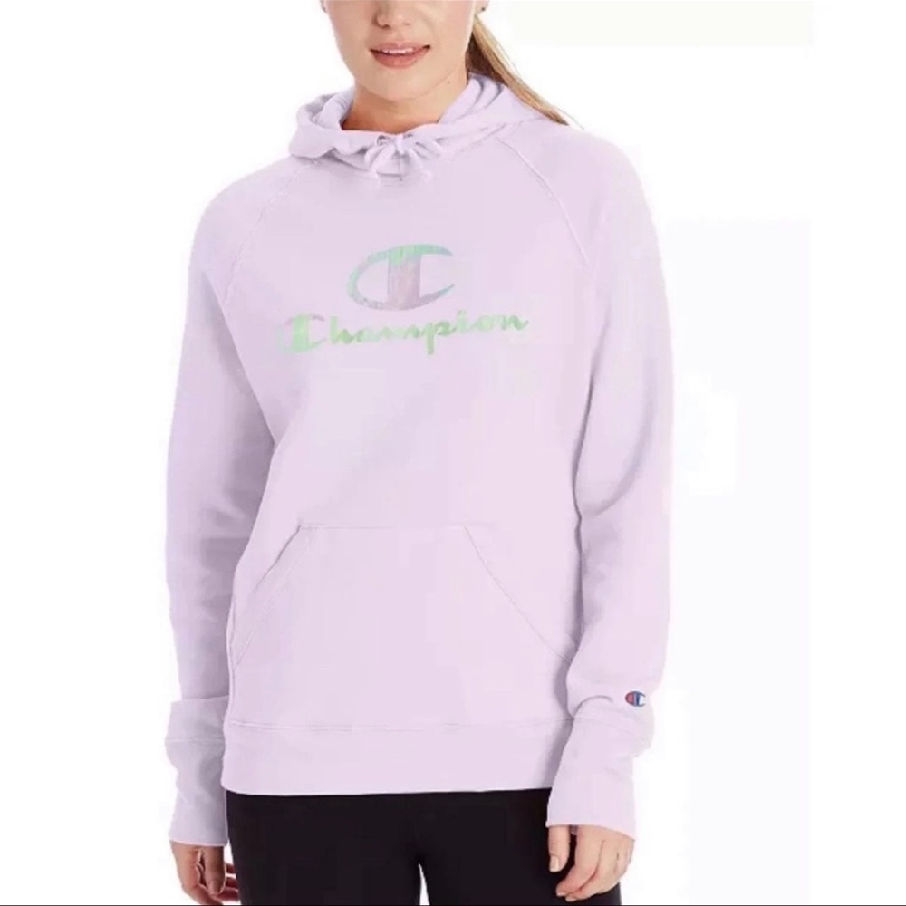 (NWT) Champion Women’s Powerblend Fleece Hoodie in Lilac